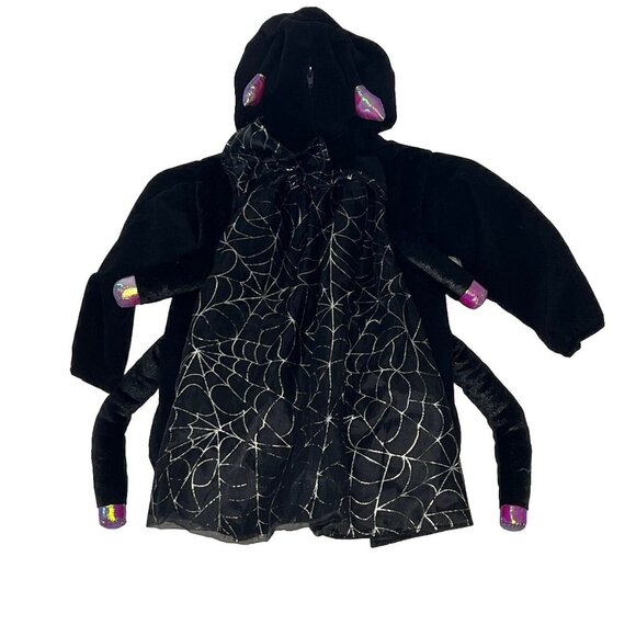 MiniWear Toddler Spider Costume  Sz 36 Months Hooded Black Unisex Halloween - Picture 3 of 8